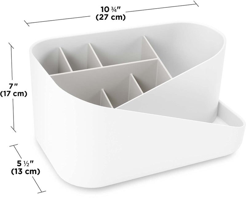 Umbra Glam Cosmetic and Accessory Organizer  White - Image 4